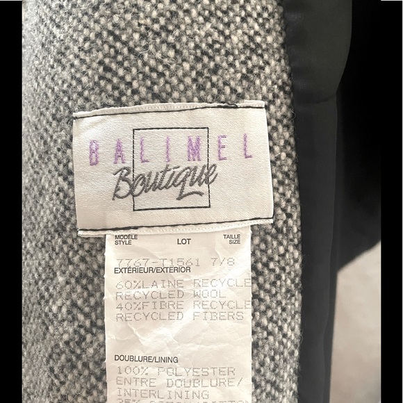 Vintage Long Gray Coat - Picture 11 of 13